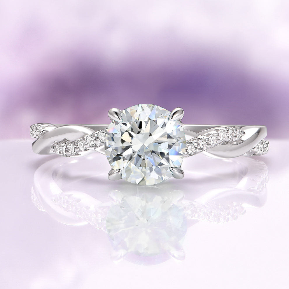 Twisted Vine Engagement Rings: Movement and Meaning